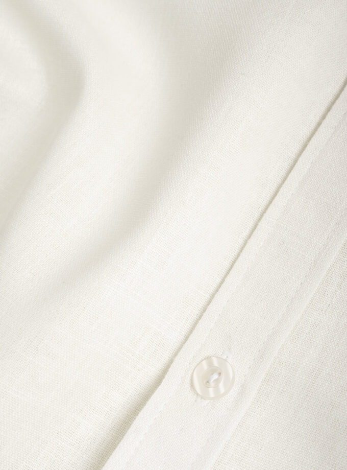White linen shirt