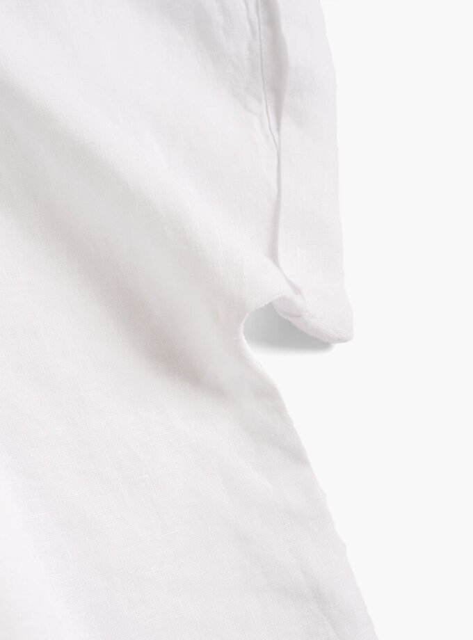 White linen shirt