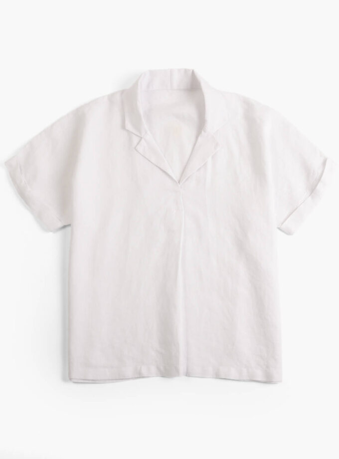 White linen shirt