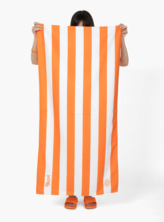 Beach towel orange
