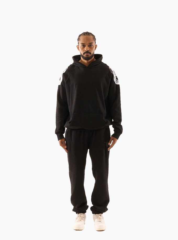 black and silver OUTFIT