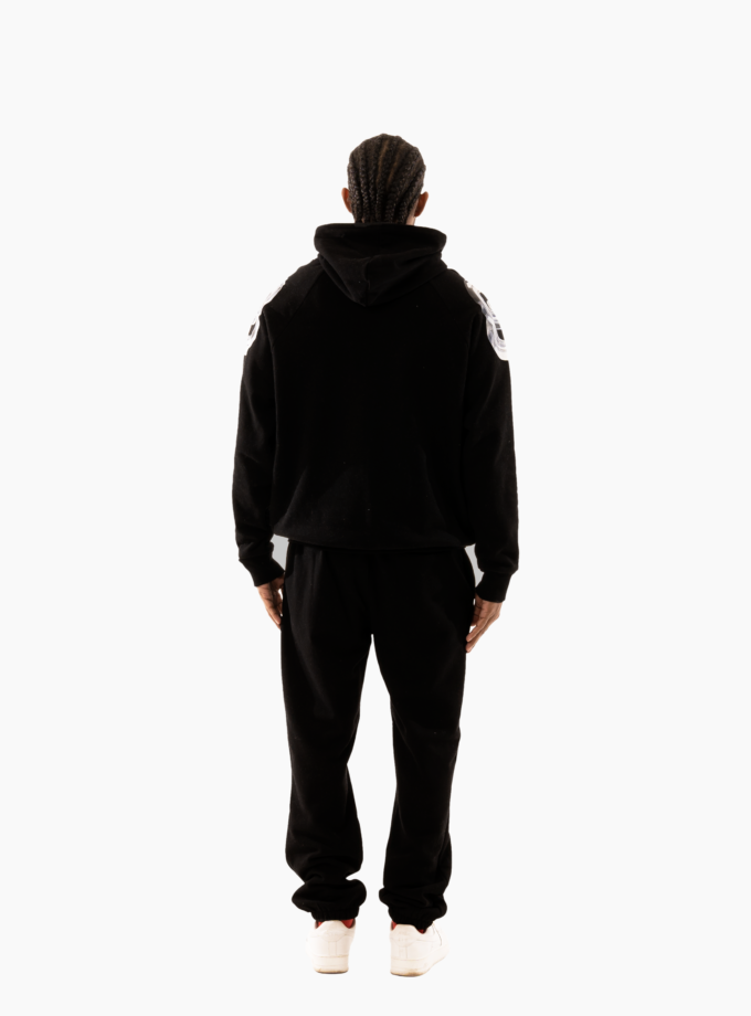 black and silver OUTFIT