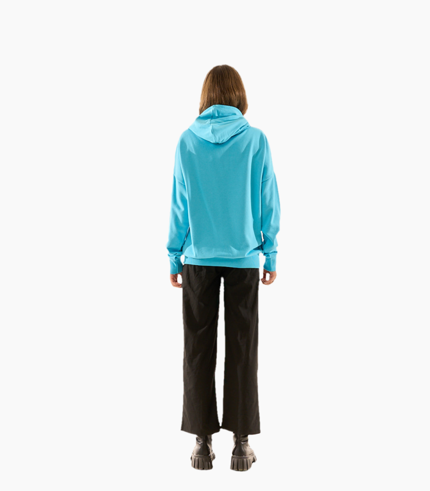 Blue hoodie