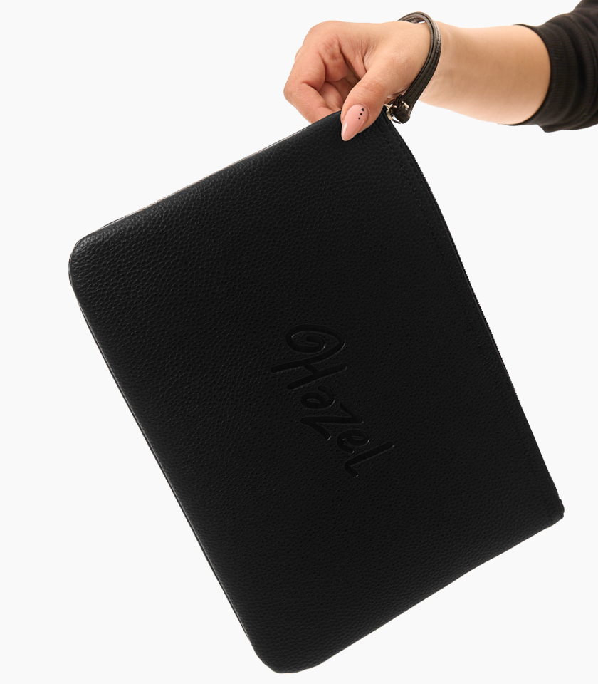 Hazel Clutch Bag - black