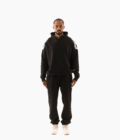 Black and silver hoodie