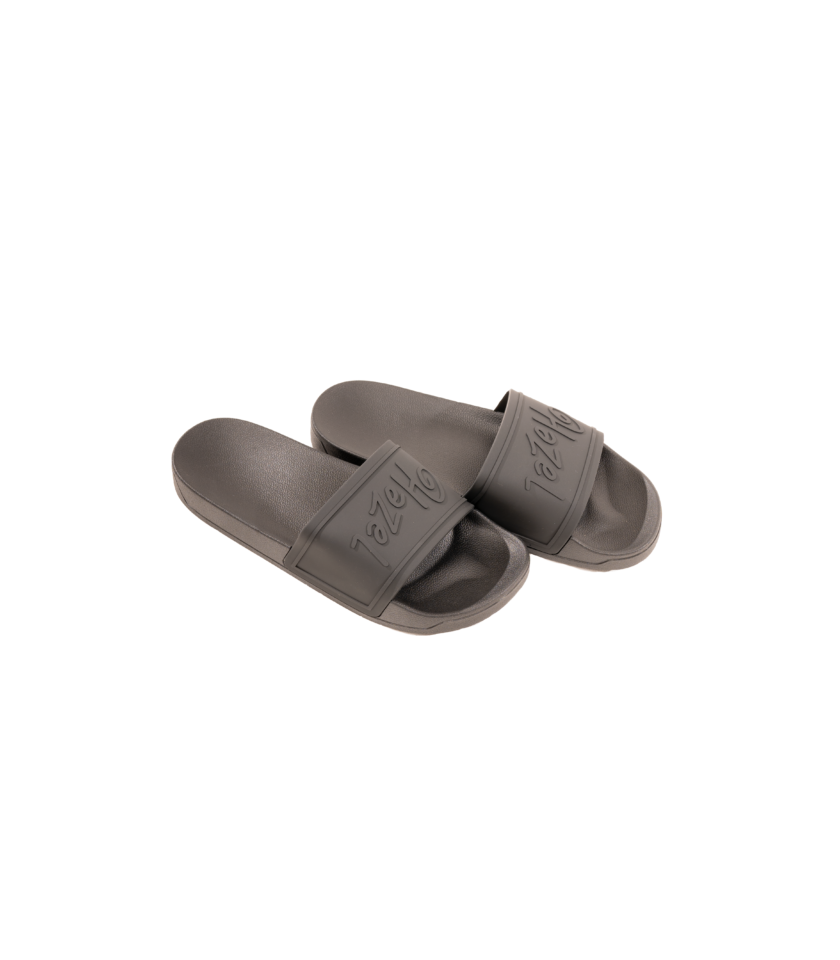 black slippers