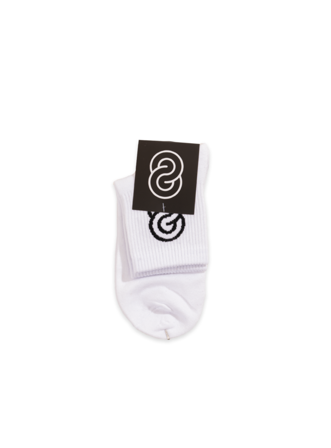 White and black socks