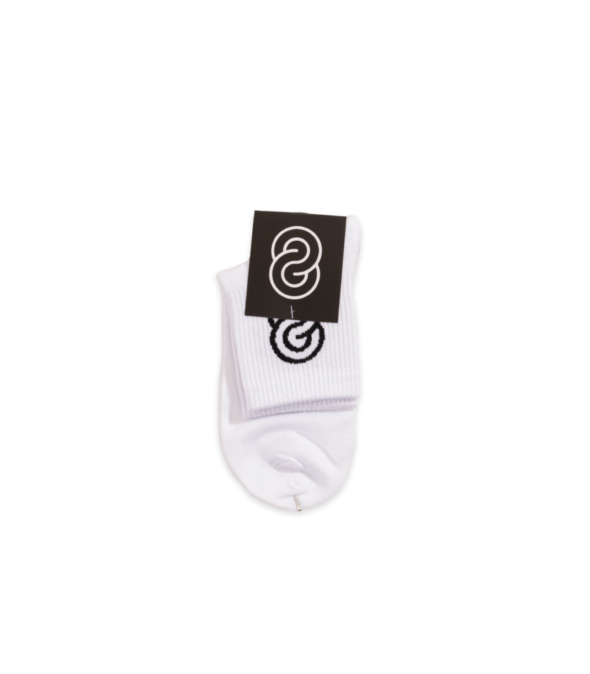 White and black socks